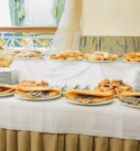 Завтрак в гостинице Украина